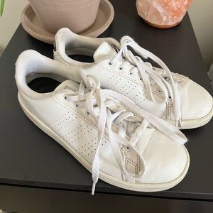 Adidas cloudfoam leather sneakers